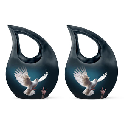 Dove Themed Memorial Urn for Ashes
