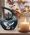 Dove Themed Memorial Urn for Ashes