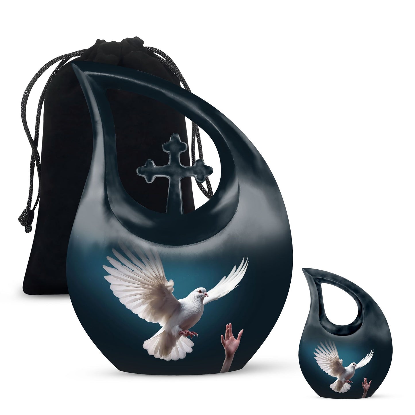 Dove Themed Memorial Urn for Ashes