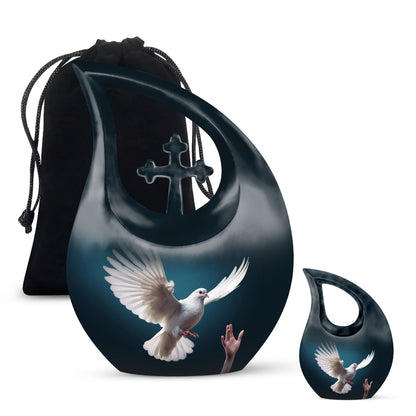 Dove Themed Memorial Urn for Ashes