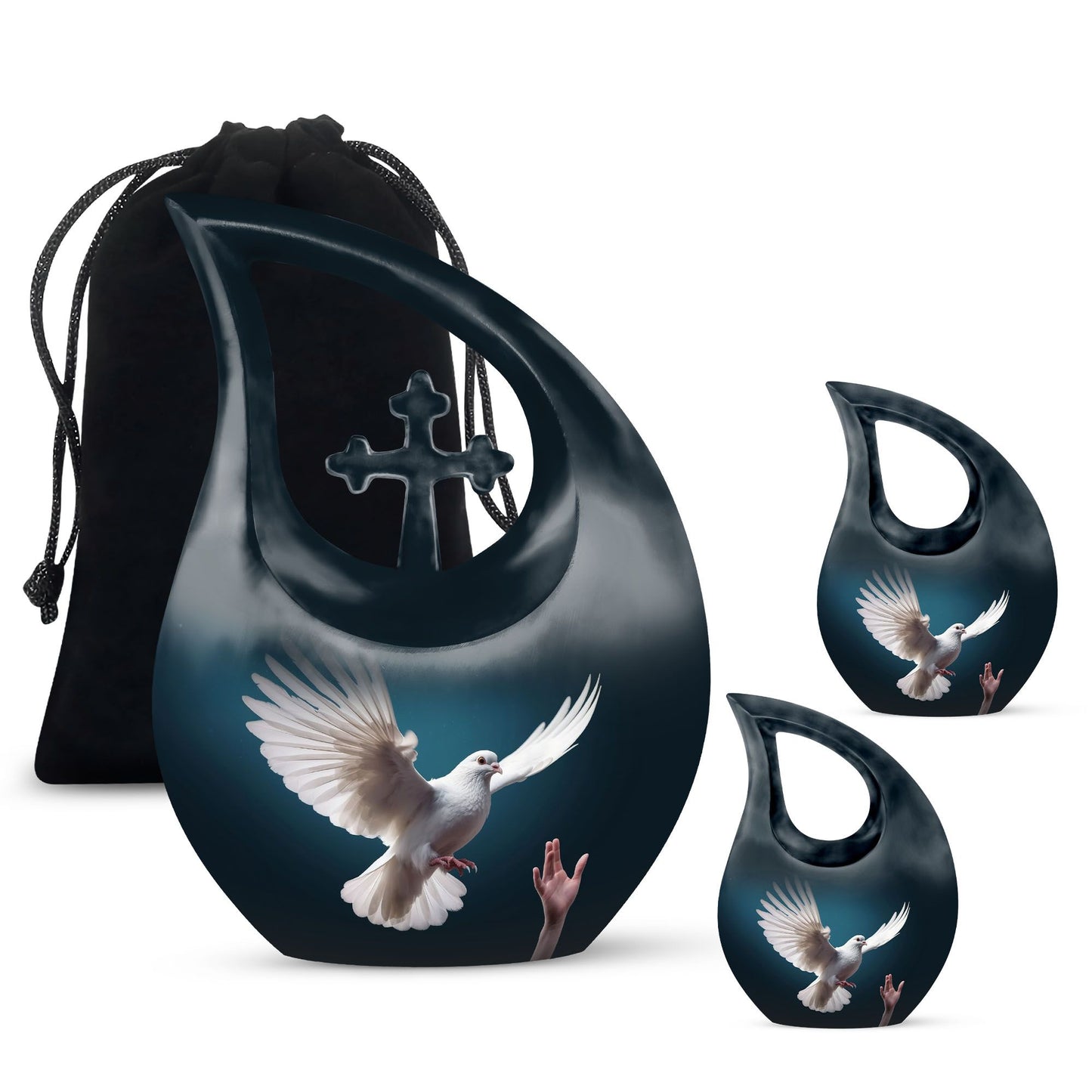 Dove Themed Memorial Urn for Ashes