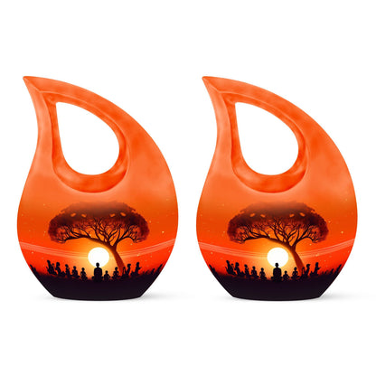 Aluminium Guru teaching children themed urn