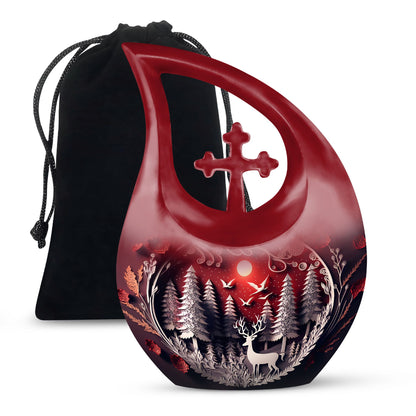 Double Paper Cut Out Urn