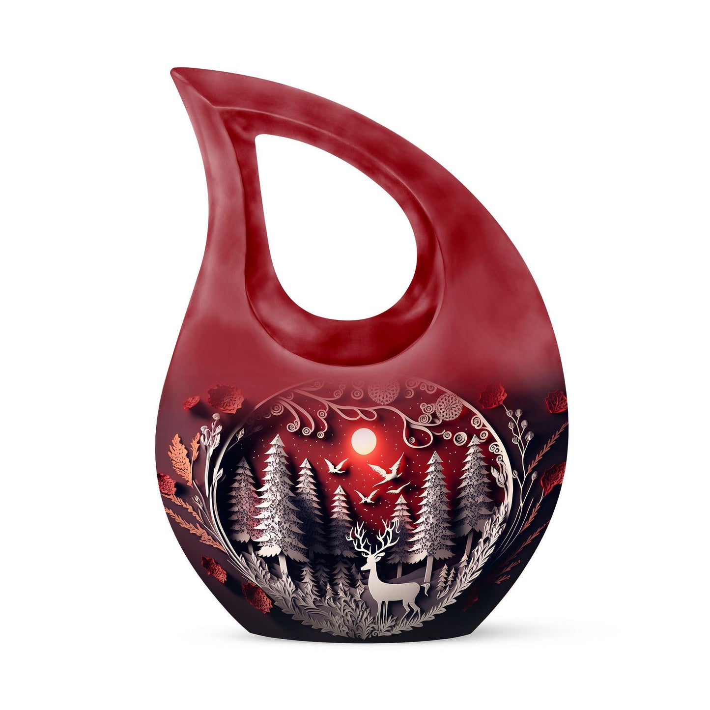 Double Paper Cut Out Urn