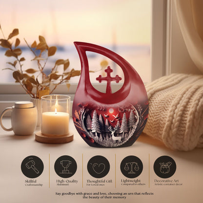 Double Paper Cut Out Urn
