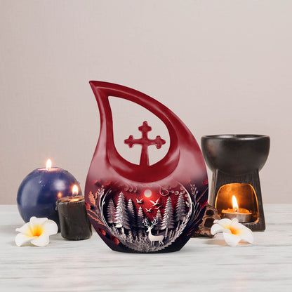 Double Paper Cut Out Urn