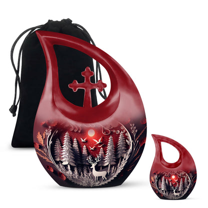 Double Paper Cut Out Urn