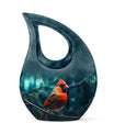 Cardinal Bird Urn