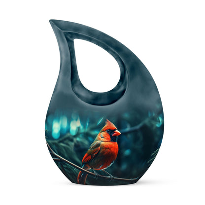 Cardinal Bird Urn