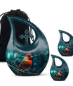 Cardinal Bird Urn