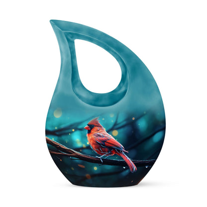 Cardinal Bird Urn