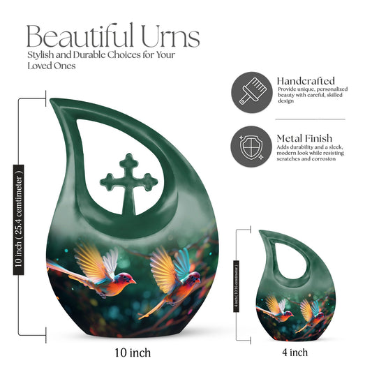 Cardinal Bird Urn