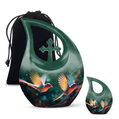 Cardinal Bird Urn