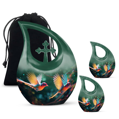 Cardinal Bird Urn