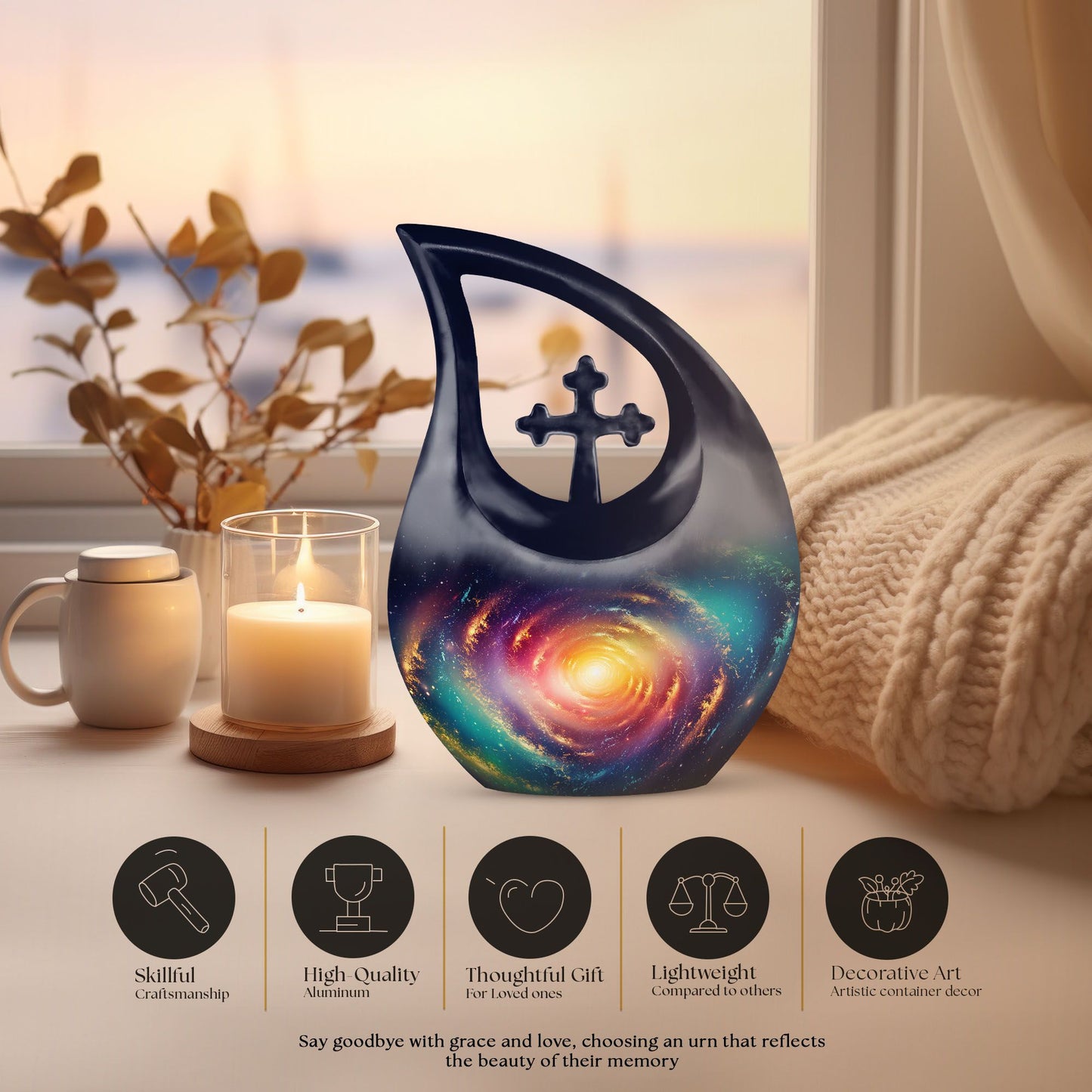 Galaxy urn 