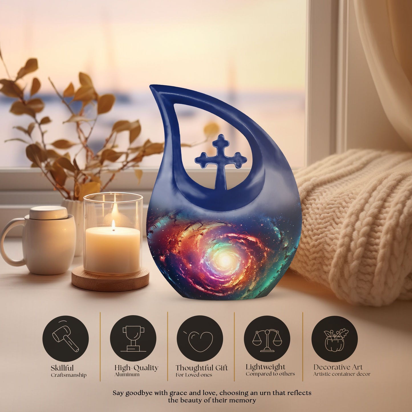 Galaxy Urn for ashes