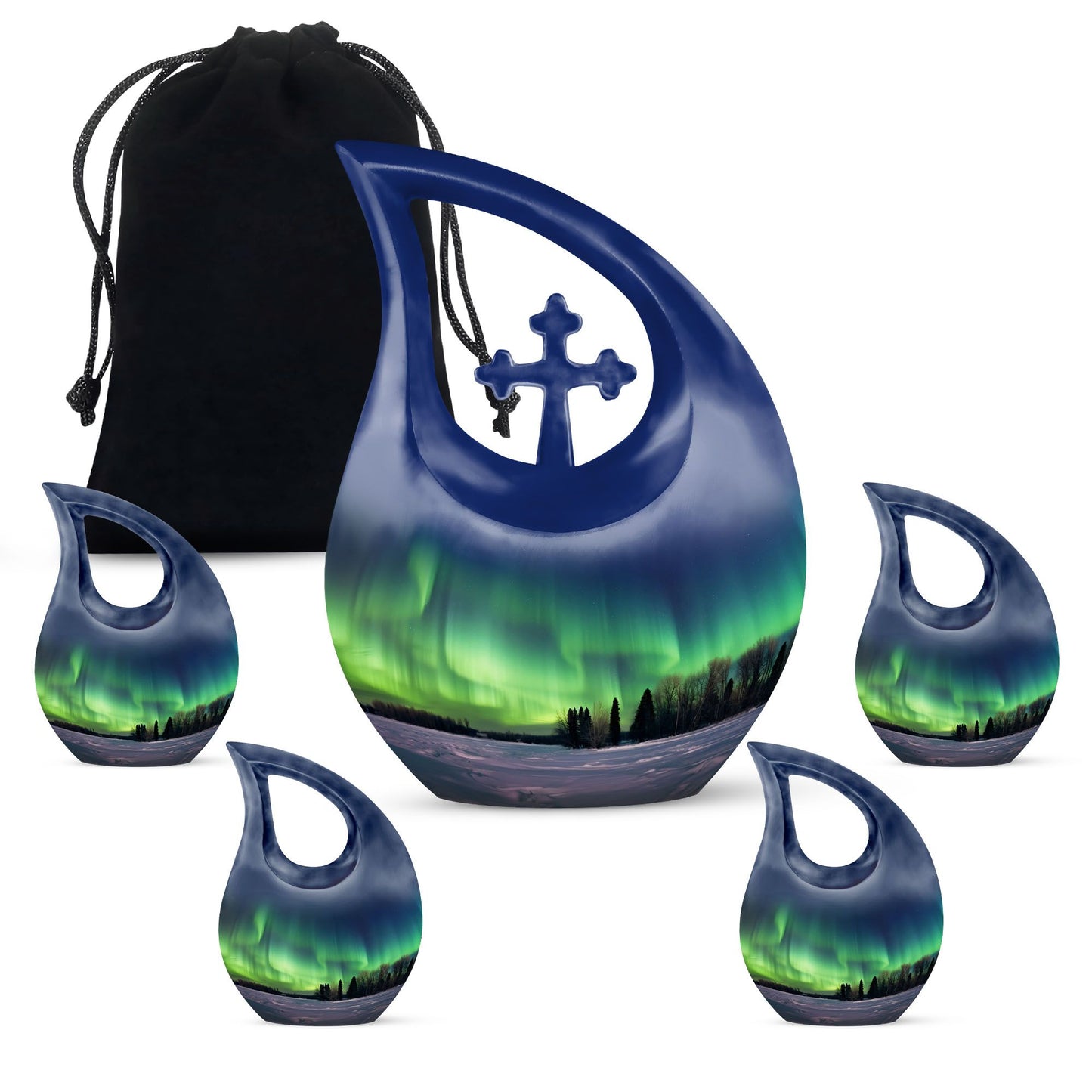 Aurora Borealis Urn