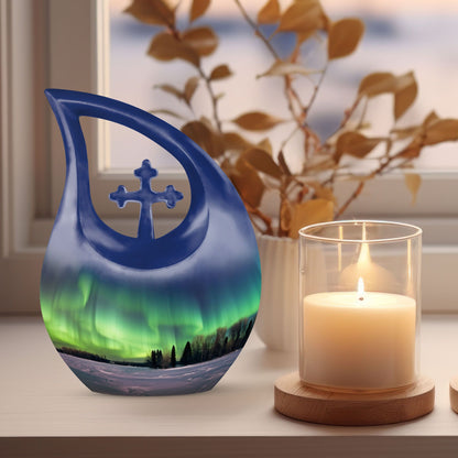 Aurora Borealis Urn