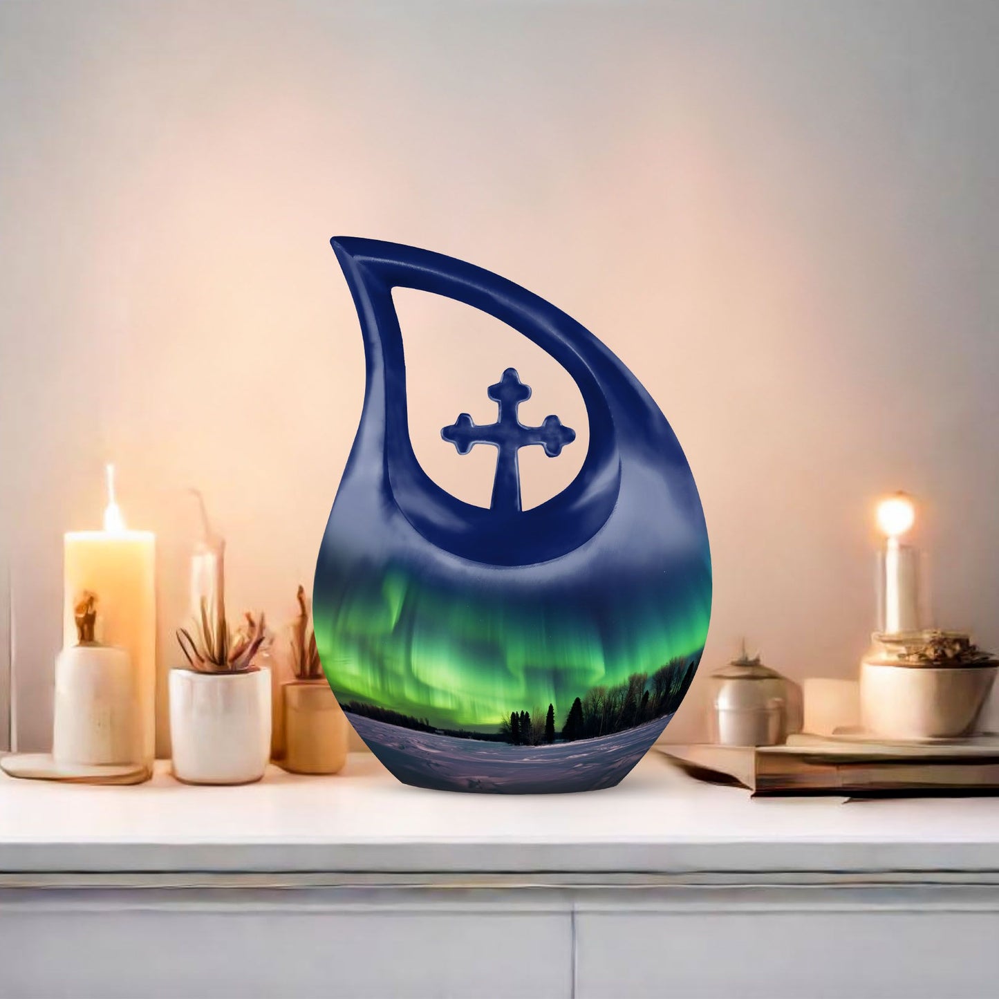 Aurora Borealis Urn