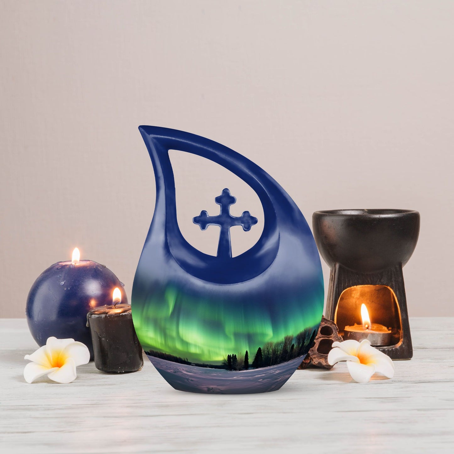 Aurora Borealis Urn