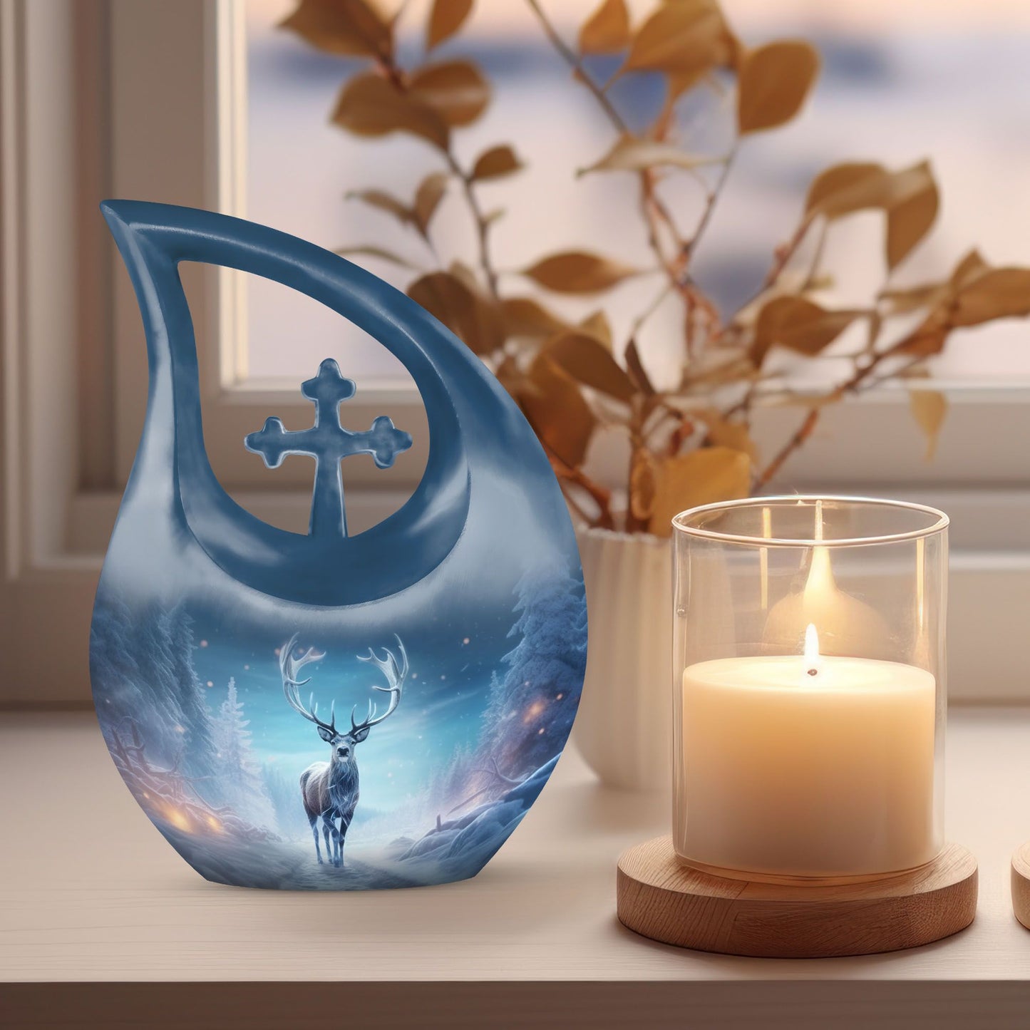 Deer Urn 