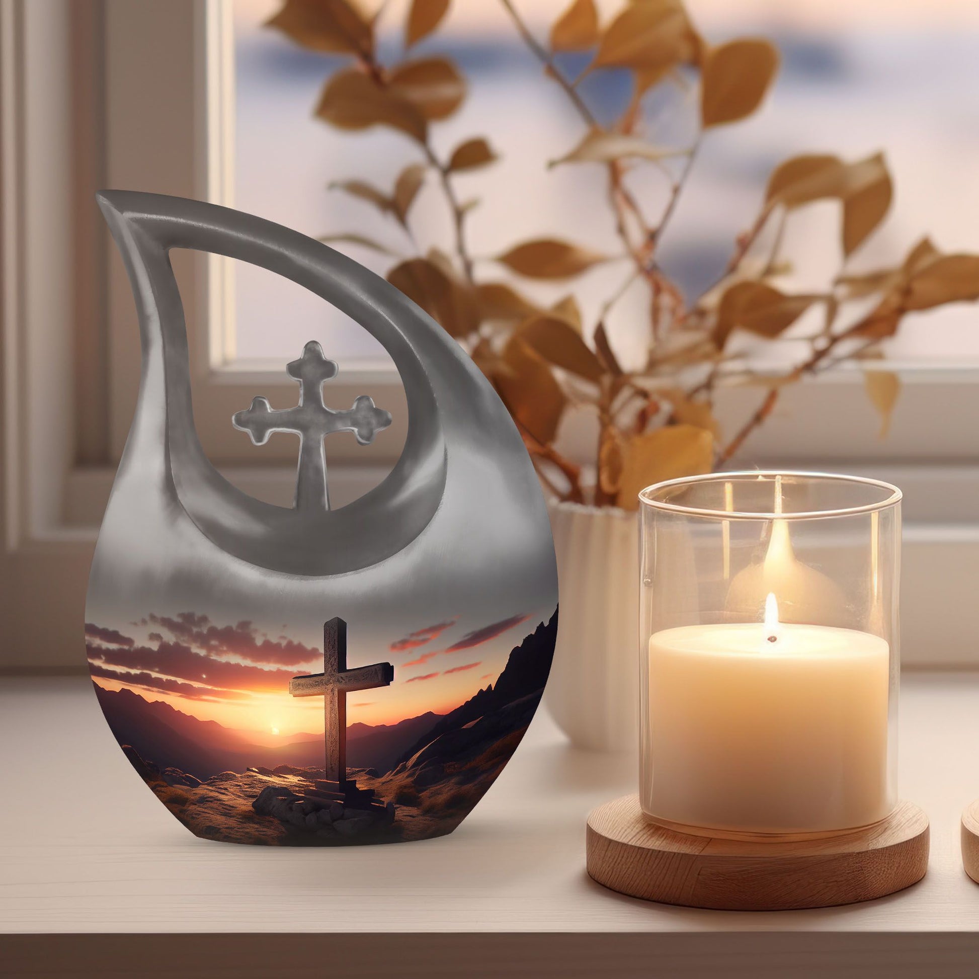 Christian Mountain Urn