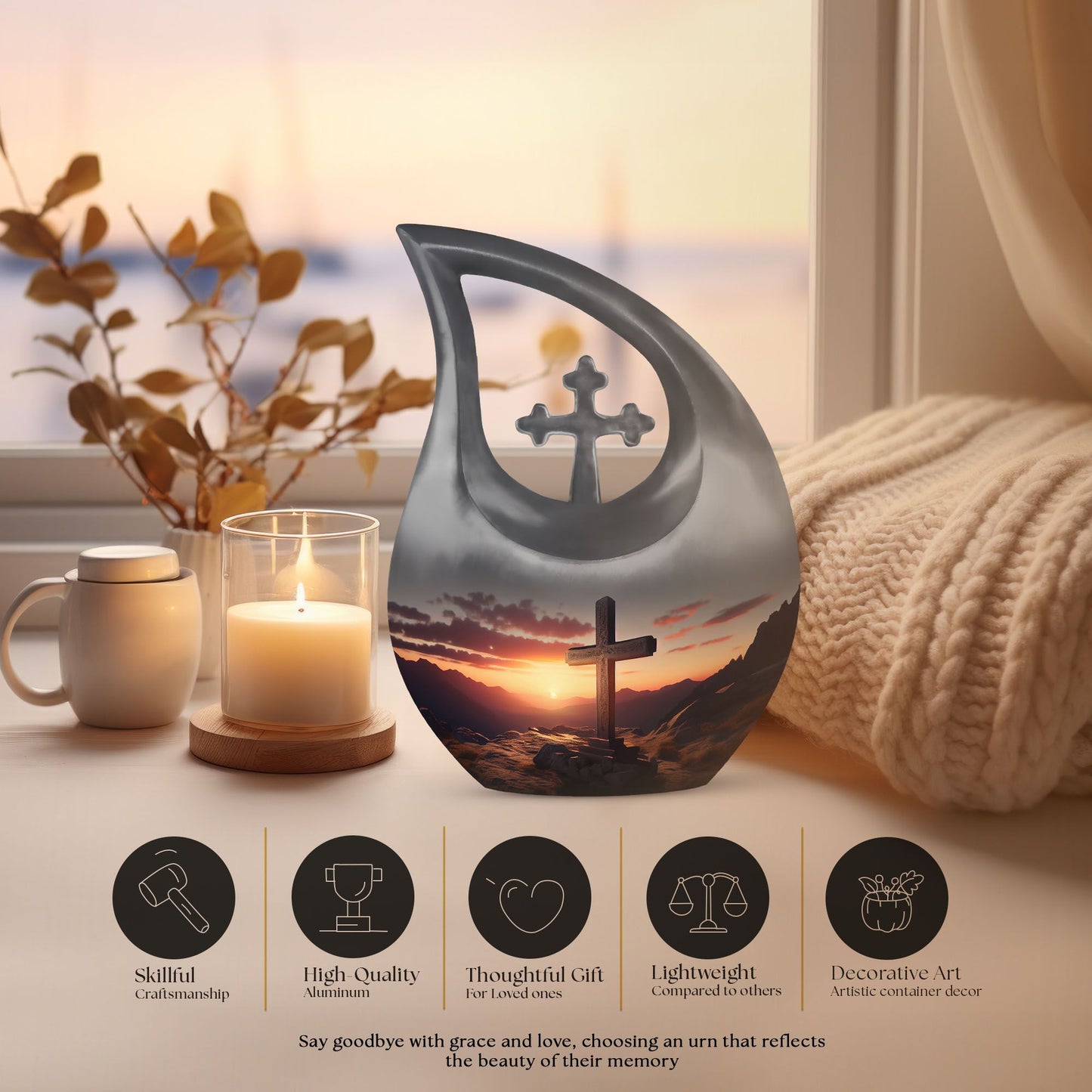 Christian Mountain Urn