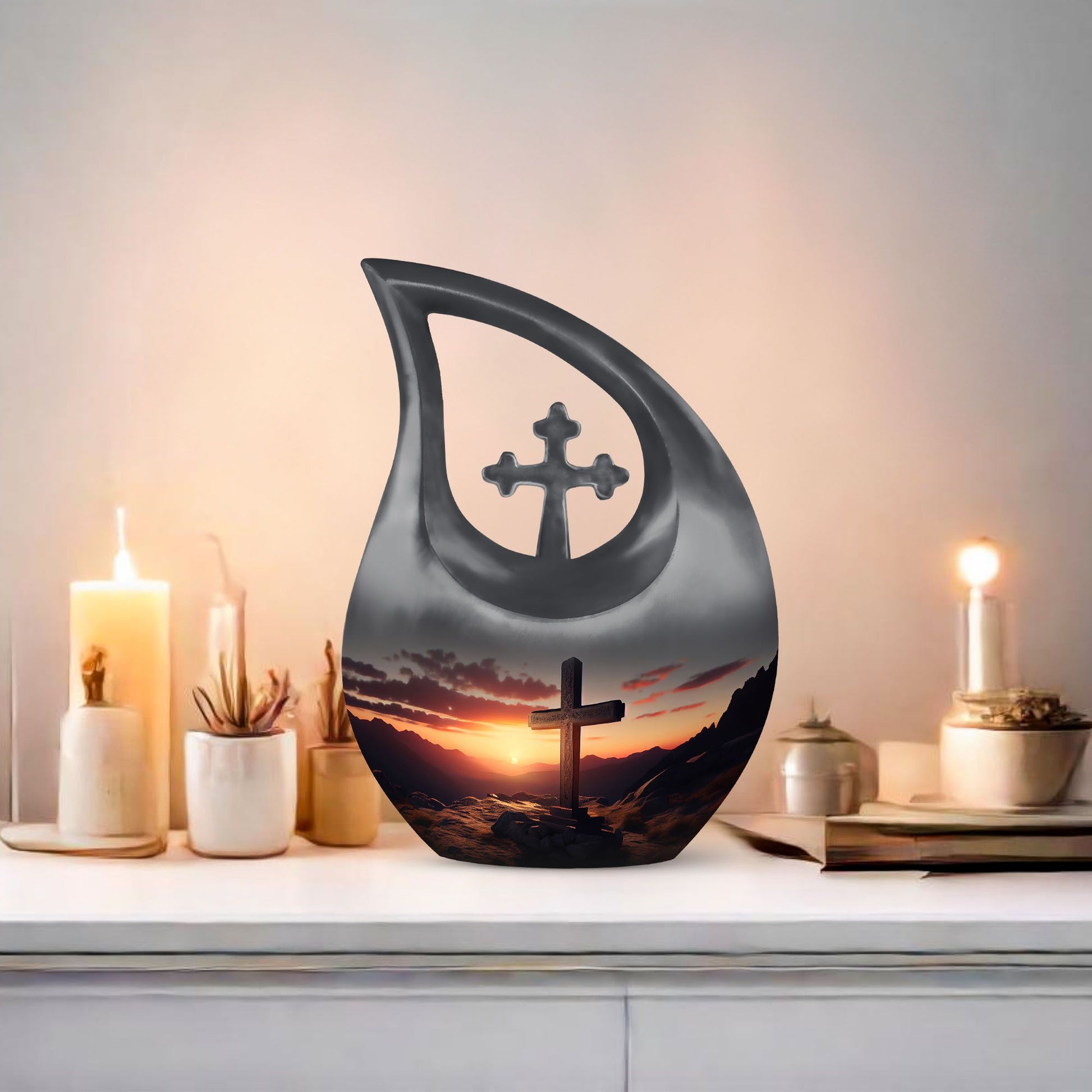 Christian Mountain Urn