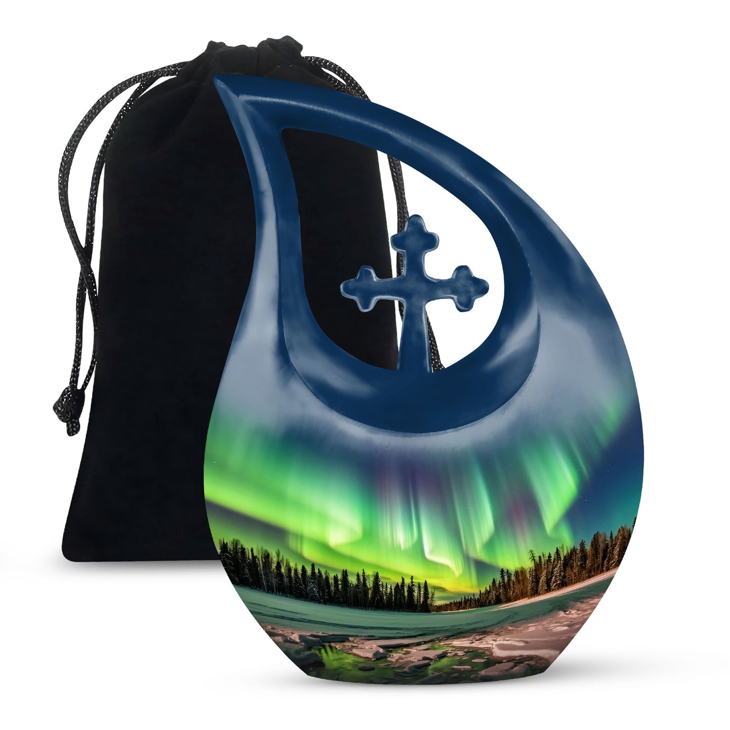 Aurora Borealis Northern Lights urn
