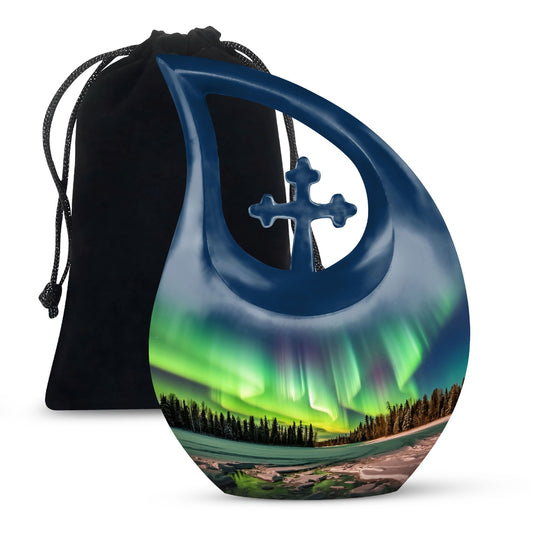 Aurora Borealis Northern Lights urn
