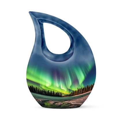 Aurora Borealis Northern Lights urn