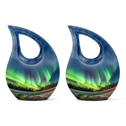 Aurora Borealis Northern Lights urn