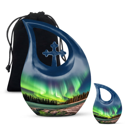 Aurora Borealis Northern Lights urn