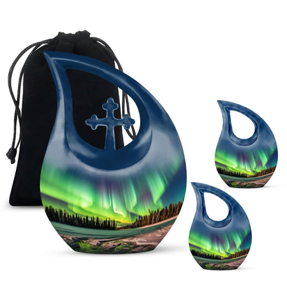 Aurora Borealis Northern Lights urn