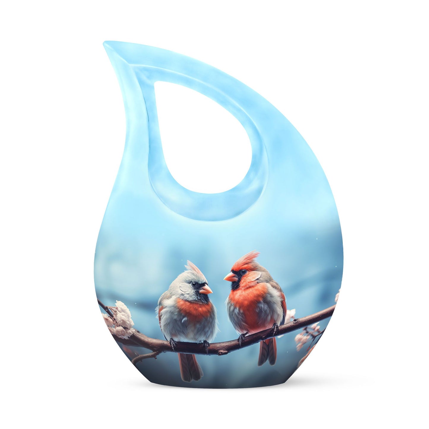 Cardinal bird Urn for Ashes