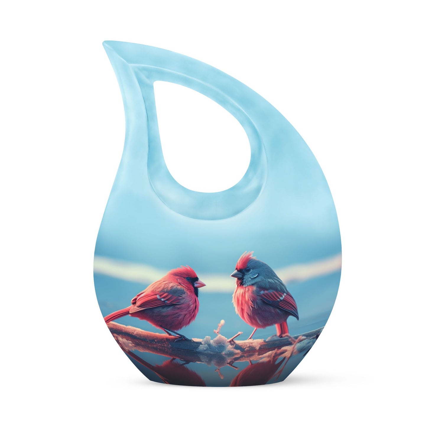 Cardinal Bird Urn
