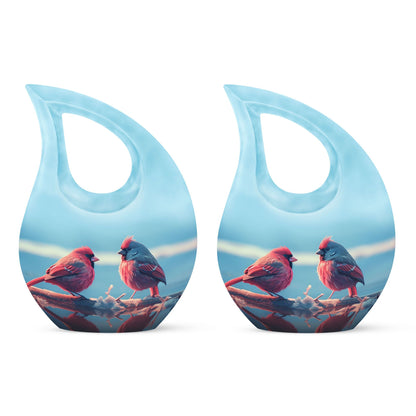 Cardinal Bird Urn