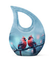 Cardinal Bird Urn