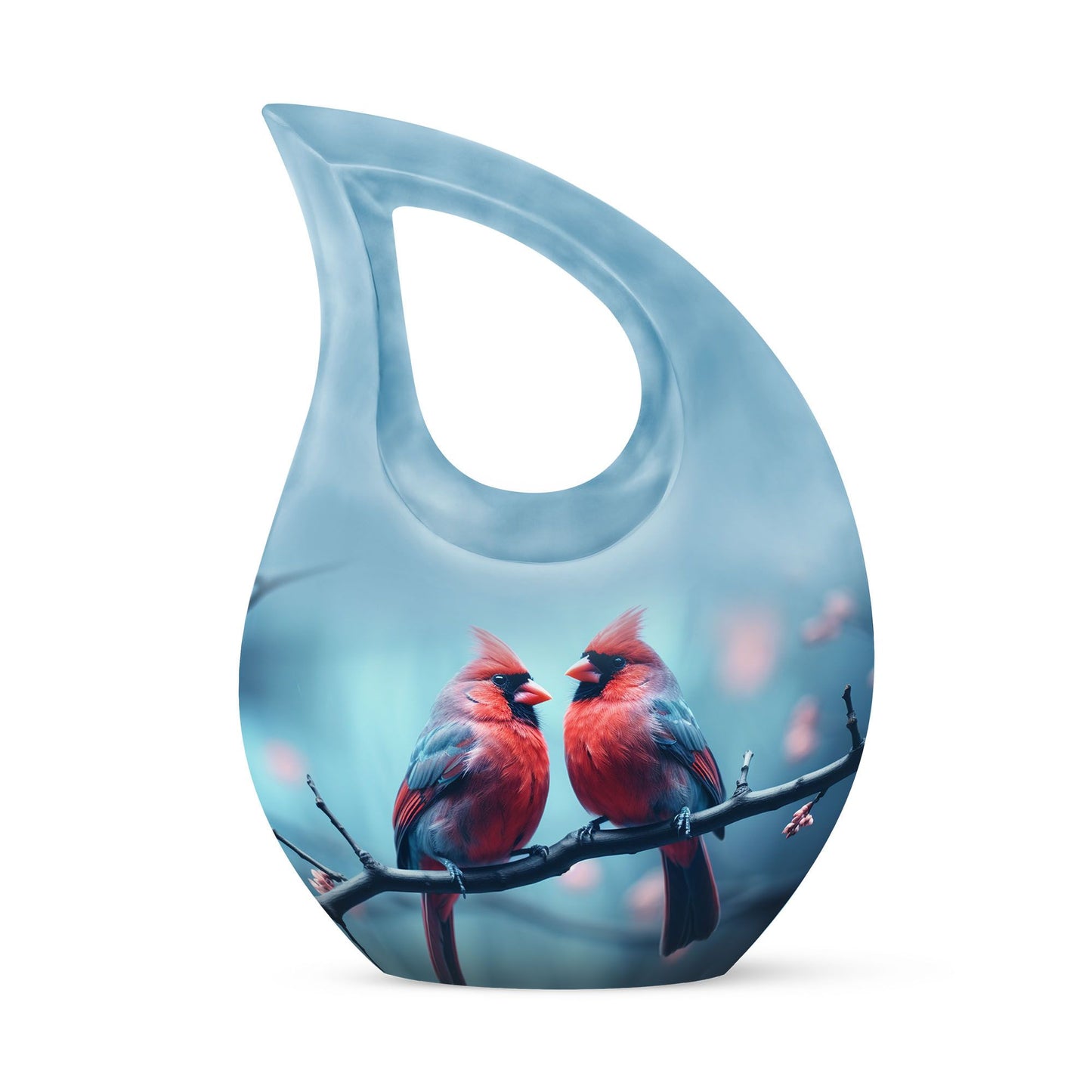 Cardinal Bird Urn
