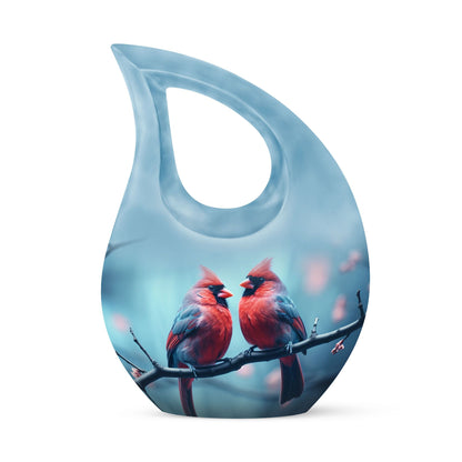 Cardinal Bird Urn