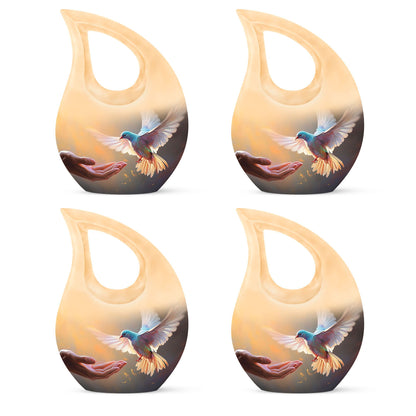 Pigeon Hands Man themed urn