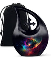 colorful Nebula Large Memorial Urn