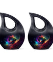colorful Nebula Large Memorial Urn