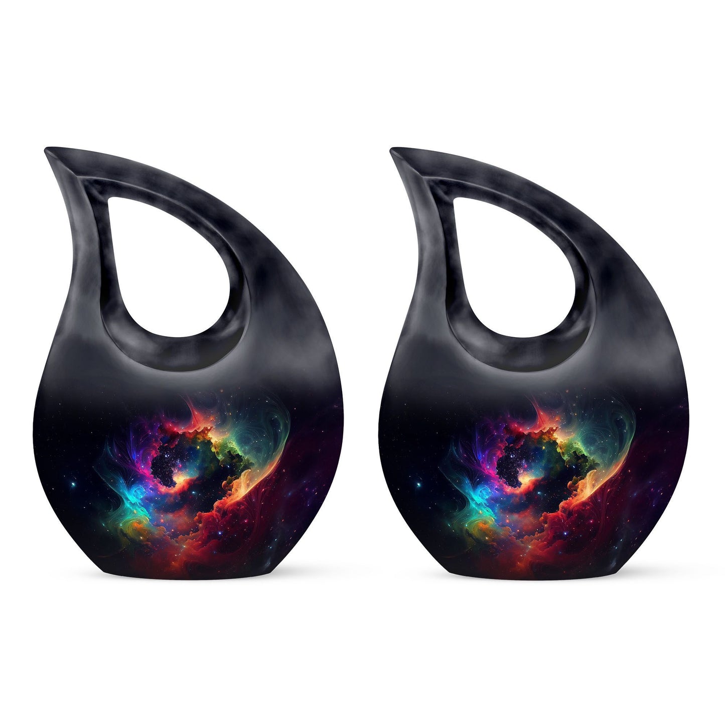 colorful Nebula Large Memorial Urn