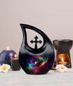 colorful Nebula Large Memorial Urn