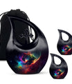 colorful Nebula Large Memorial Urn