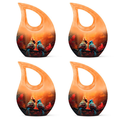 Cardinal Bird Urn 