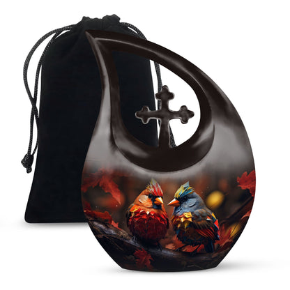 Cardinal Bird memorial Urn
