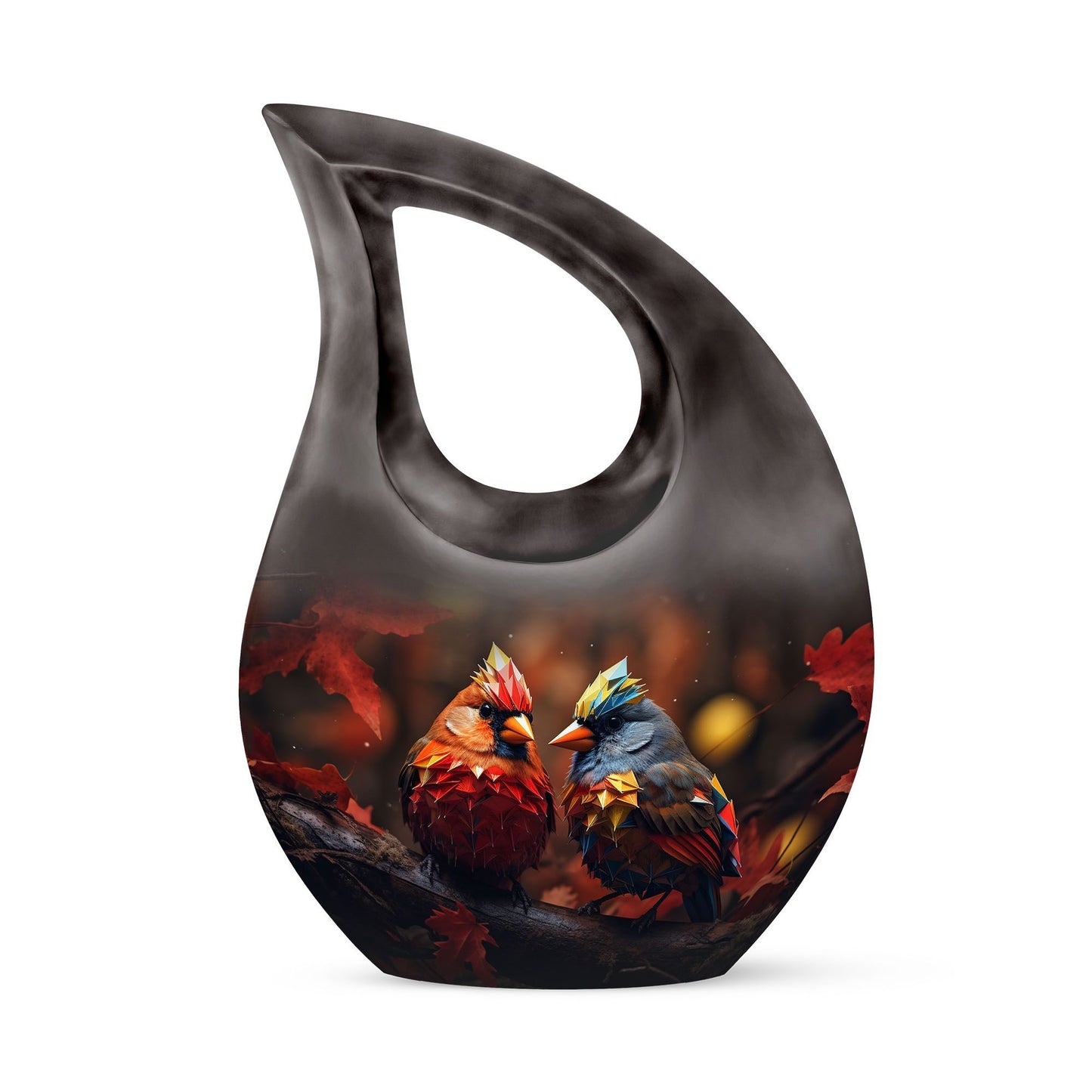 Cardinal Bird memorial Urn