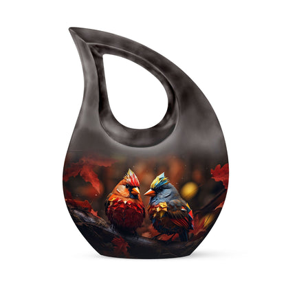 Cardinal Bird memorial Urn
